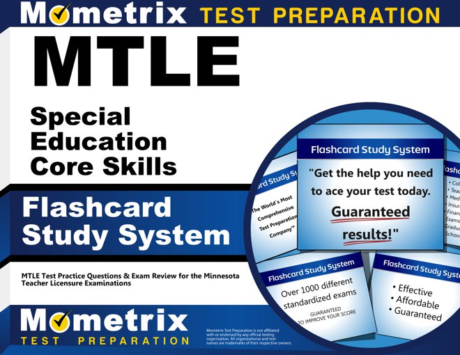 MTLE Special Education Core Skills Flashcards Study System