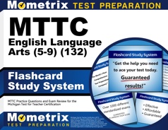 MTTC English Language Arts (5-9) Flashcards Study System