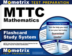 MTTC Mathematics Test Flashcards Study System