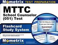 MTTC School Counselor Test Flashcards Study System