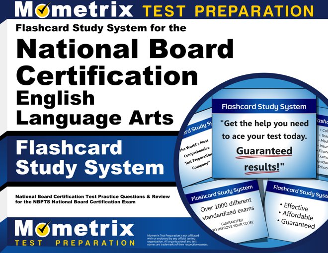 Flashcards Study System for the National Board Certification English Language Arts Exams