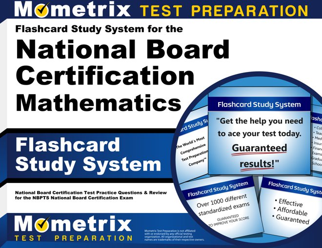 Flashcards Study System for the National Board Certification Mathematics Exams