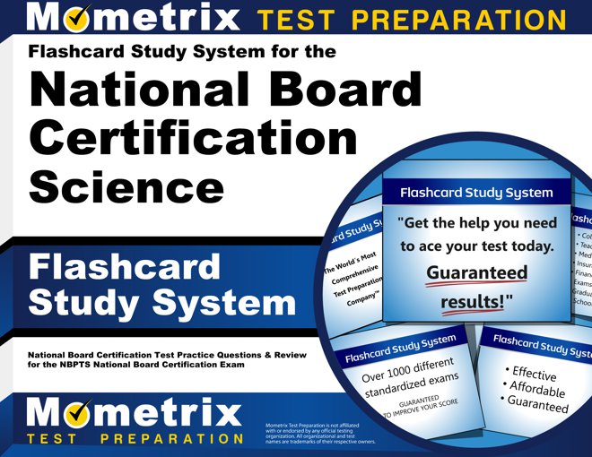 Flashcards Study System for the National Board Certification Science Exams