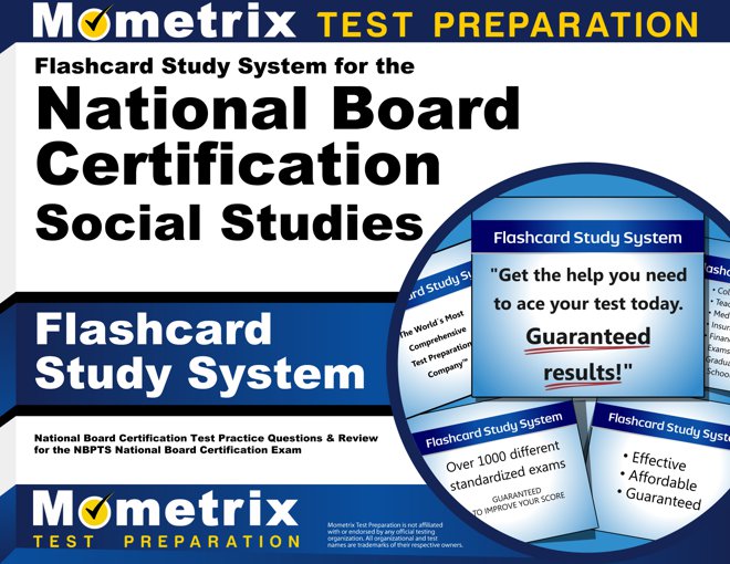 Flashcards Study System for the National Board Certification Social Studies Exams