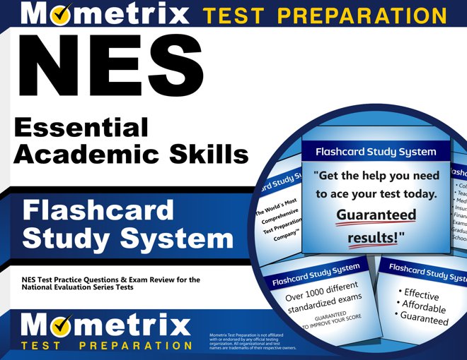 NES Essential Academic Skills Certification Test Flashcards Study System