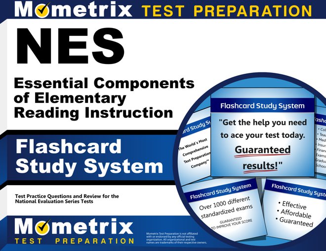NES Essential Components of Elementary Reading Instruction Certification Test Flashcards Study System