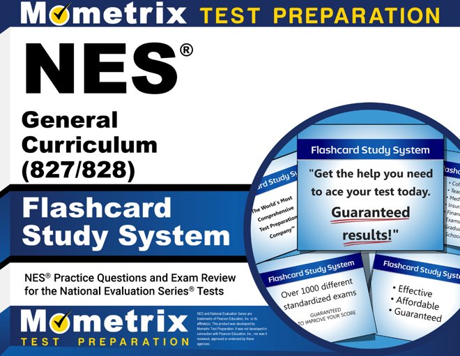 NES General Curriculum Test Flashcards Study System
