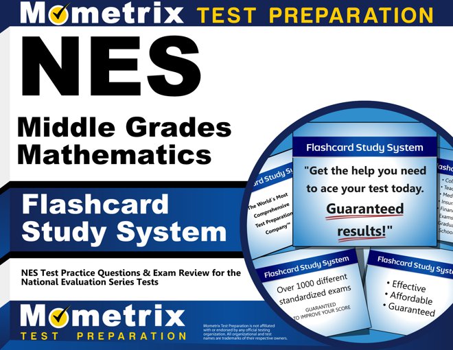 NES Middle Grades Mathematics Certification Test Flashcards Study System