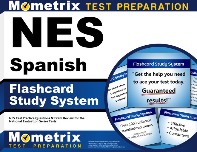 NES Spanish Certification Test Flashcards Study System