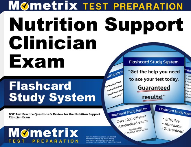 Nutrition Support Clinician Exam Flashcards Study System