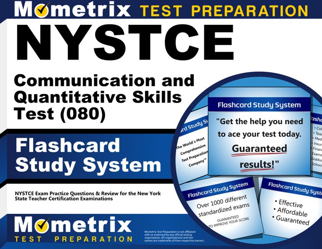 NYSTCE Communication and Quantitative Skills Test Flashcards Study System