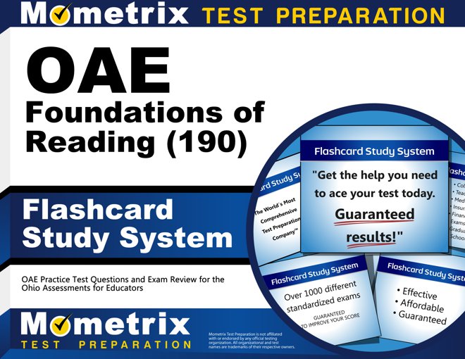 OAE Foundations of Reading Flashcards Study System