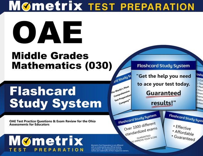 OAE Middle Grades Mathematics Flashcards Study System