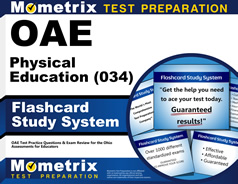 OAE Physical Education Flashcards Study System