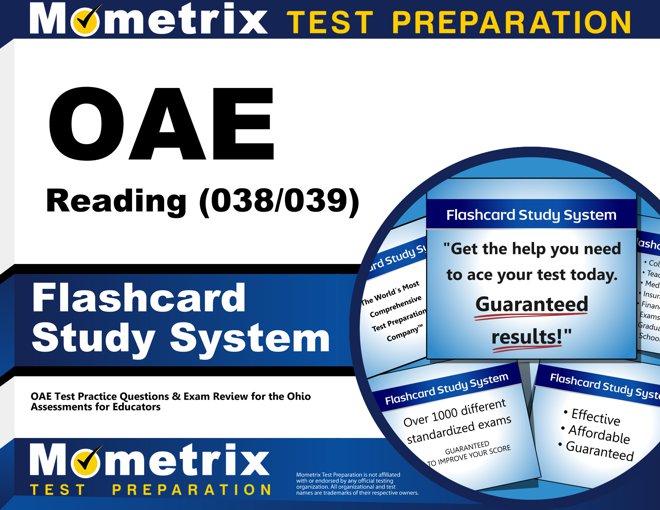 OAE Reading Flashcards Study System