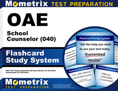 OAE School Counselor Flashcards Study System