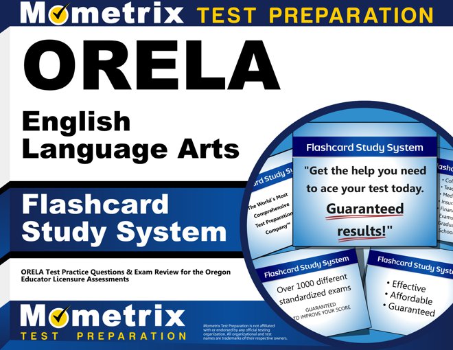ORELA English Language Arts Flashcards Study System