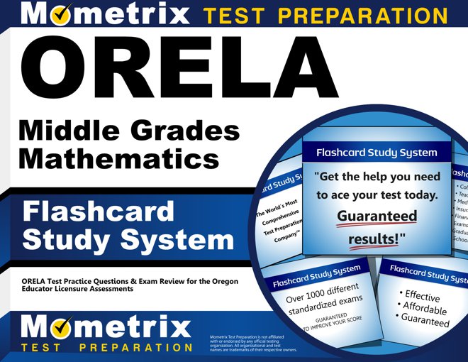 ORELA Middle Grades Mathematics Flashcards Study System