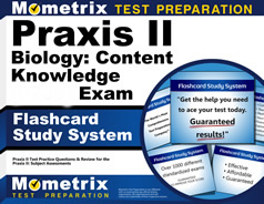 Praxis II Biology Exam Flashcards Study System