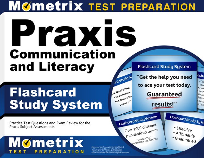 Praxis Communication and Literacy Flashcards Study System
