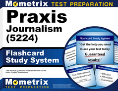 Praxis II Journalism Exam Flashcards Study System