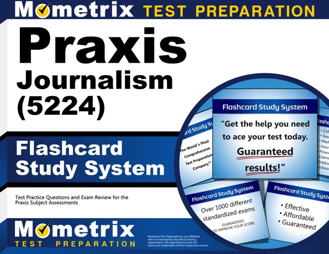 Praxis Journalism Flashcards Study System