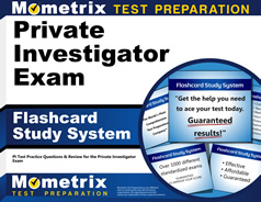 Private Investigator Exam Flashcards Study System