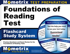 Foundations of Reading Test Flashcards Study System