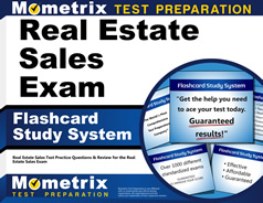 Real Estate Sales Exam Flashcards Study System
