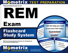 Flashcards Study System for the REM Exam