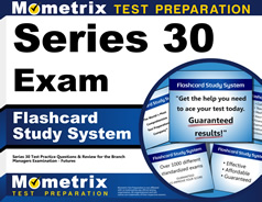 Series 30 Exam Flashcards Study System