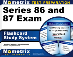 Series 86 and 87 Exam Flashcards Study System