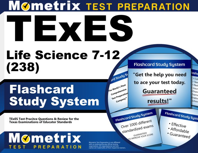 TExES Life Science 7-12 Exam Flashcards Study System