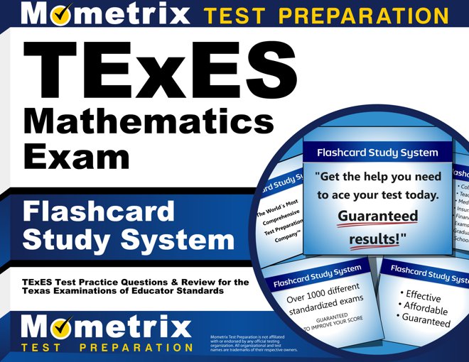 TExES Mathematics Exam Flashcards Study System