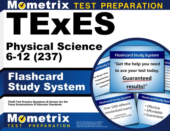 TExES Physical Science 6-12 Exam Flashcards Study System