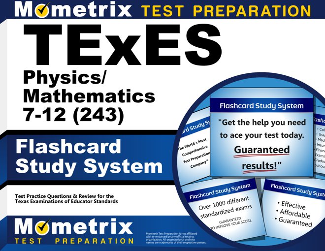 TExES Physics/Mathematics Exam Flashcards Study System