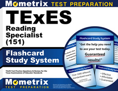 TExES Reading Specialist Exam Flashcard Study System