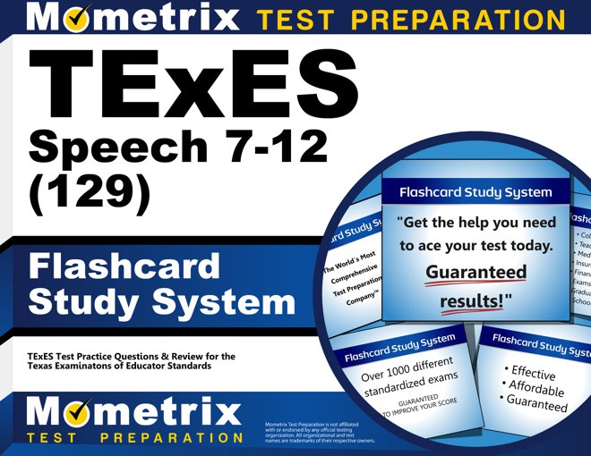 TExES Speech 7-12 Exam Flashcards Study System