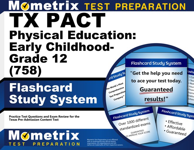 TX PACT Physical Education Flashcards Study System