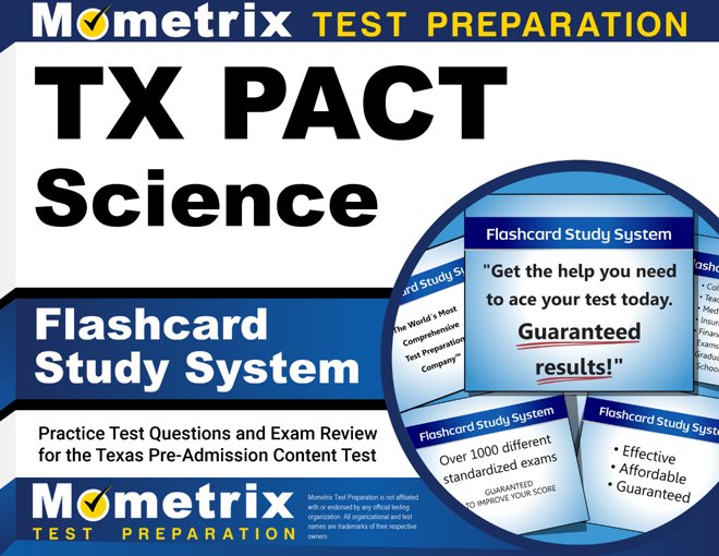 TX PACT Science Flashcards Study System