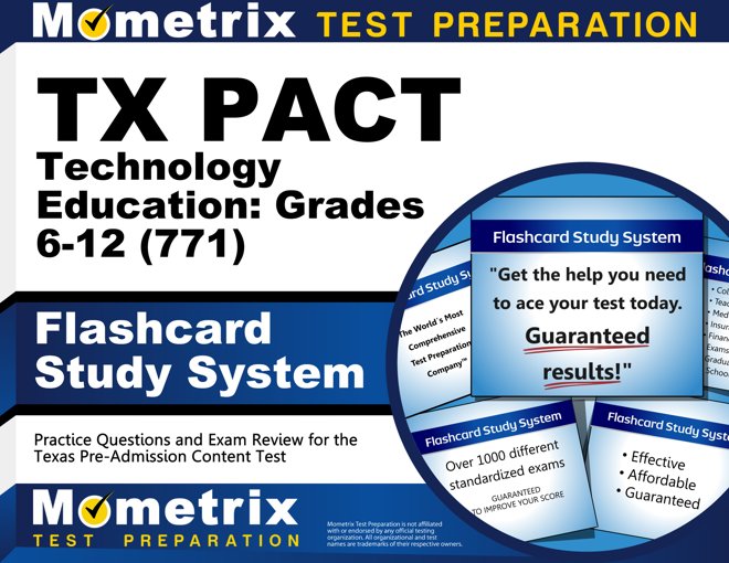 TX PACT Technology Education Flashcards Study System