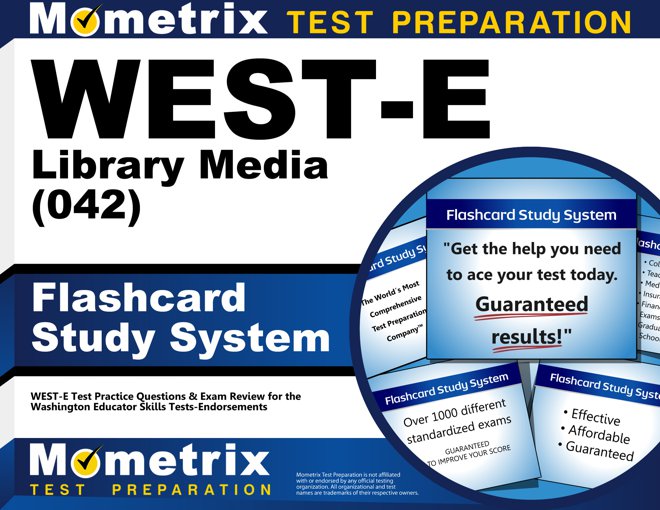 WEST-E Library Media Flashcards Study System