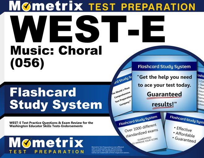 WEST-E Music: Choral Flashcards Study System