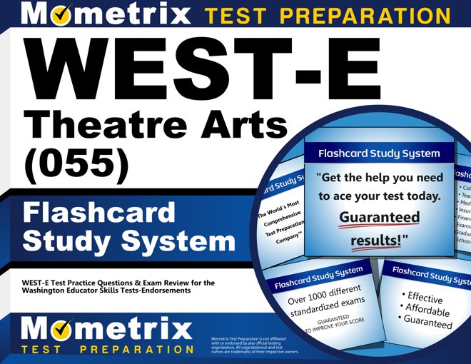 WEST-E Theatre Arts Flashcards Study System