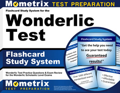 Flashcards Study System for the Wonderlic Test