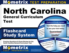North Carolina General Curriculum Test Flashcards Study System