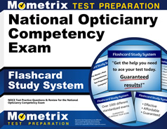 National Opticianry Competency Exam Flashcards Study System