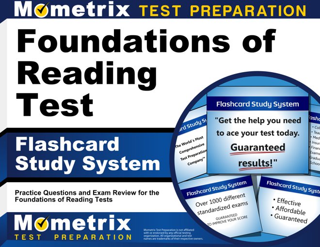 Foundations of Reading Test Flashcards Study System